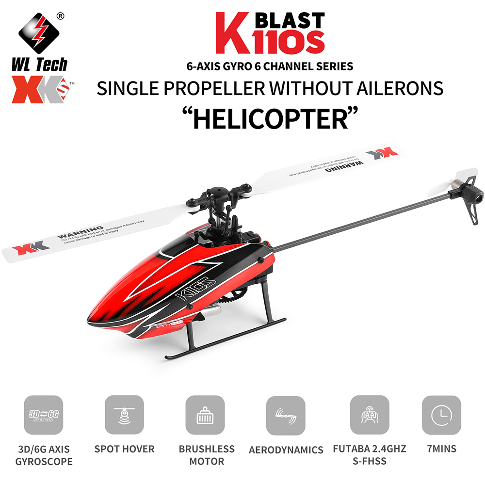 Rc Helicopter Case - Wltoys XK K110S 6CH 3D 6G