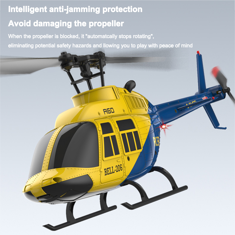 Helikopter RC A60 2.4G 6-Axis  - Rc Helicopter Case ulasan dan harga