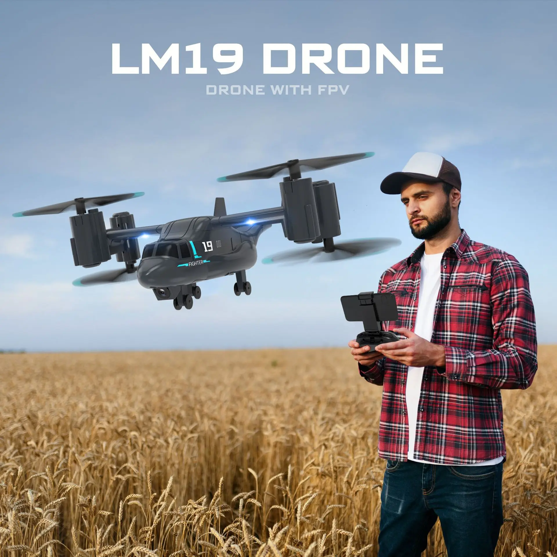 LM19 Helikopter Drone Remote C - Rc Helicopter Case ulasan dan harga