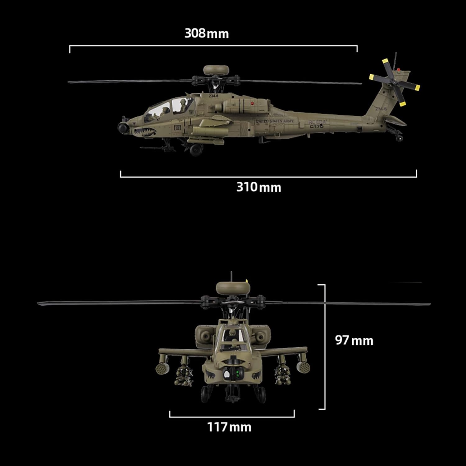 Helikopter Remote Control 310M - Rc Helicopter Case ulasan dan harga